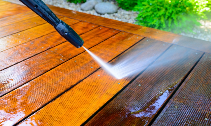 Pressure Washing Is One Way JLM Painting Can Prep Your Deck For Painting Or Staining Projects
