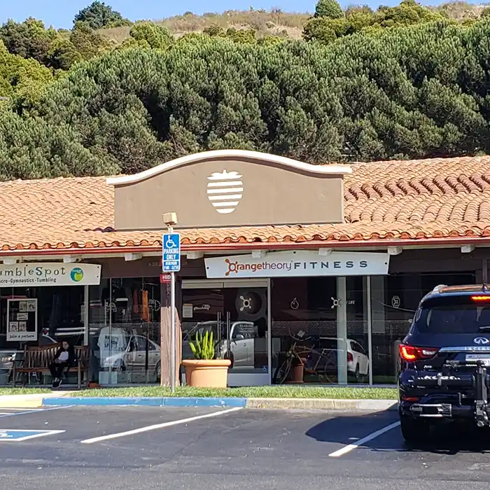 Commercial strip mall painting job