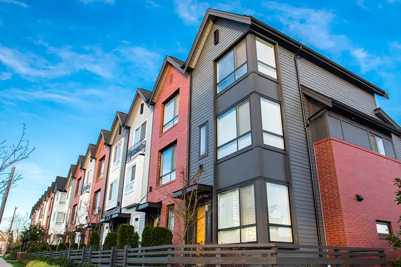 Townhome painted by painting contractors in Windsor