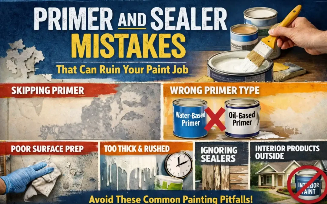 Primer and Sealer Mistakes That Can Ruin Your Paint Job